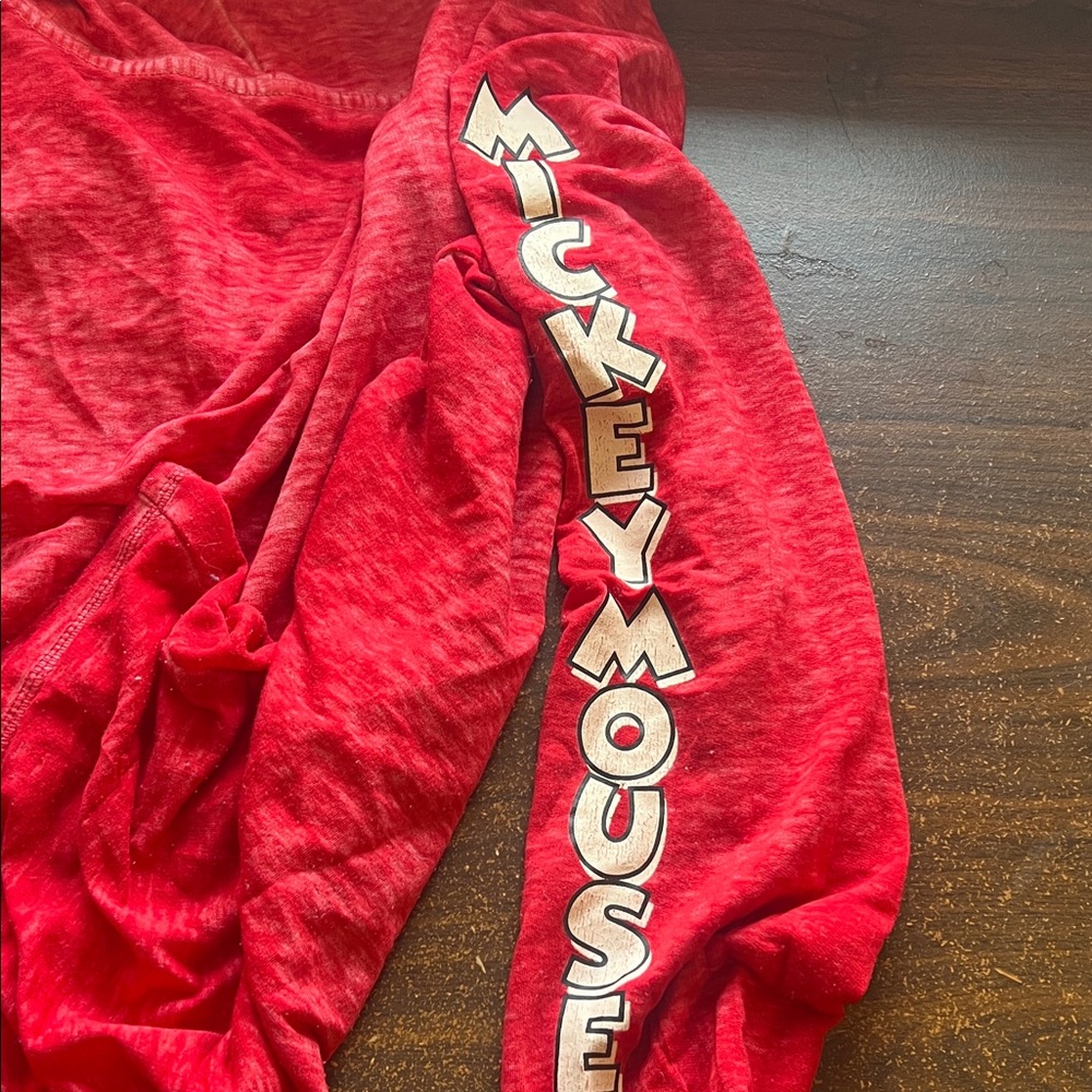 Disney Red Mickey Mouse Pullover - image 4